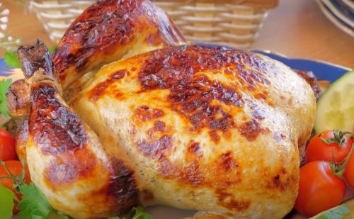 Как сделать румяную корочку на курице в духовке. Вкусная курица гриль в духовке