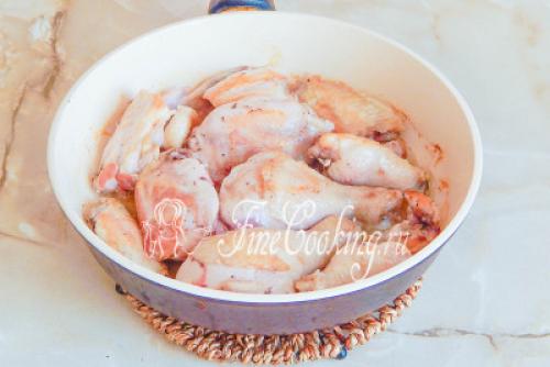 Чем смазать курицу для золотистой корочки на сковороде. Приготовление блюда по шагам: