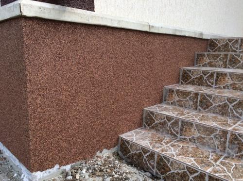 Отделка цоколя террасы. Материалы для отделки