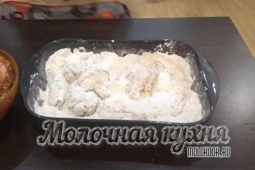Курица в панировке в духовке, как в КФС.