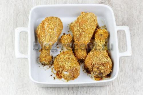 5 способов панировки курицы для хрустящей корочки. Куриные ножки в духовке с хрустящей корочкой, как в КФС (KFC): рецепт с фото