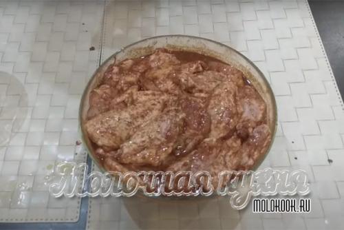 Курица в панировке в духовке, как в КФС.