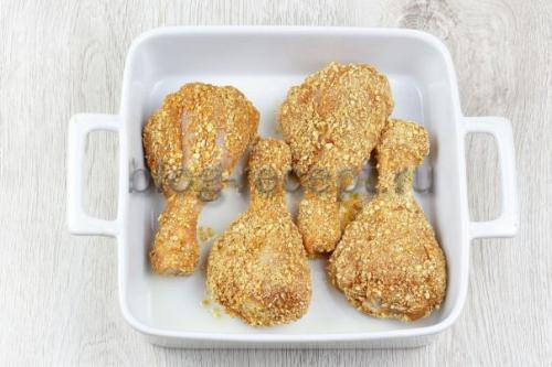 5 способов панировки курицы для хрустящей корочки. Куриные ножки в духовке с хрустящей корочкой, как в КФС (KFC): рецепт с фото