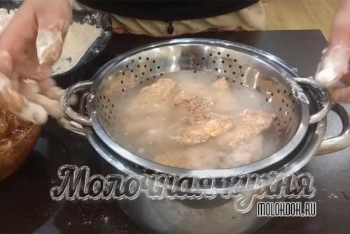 Курица в панировке в духовке, как в КФС.