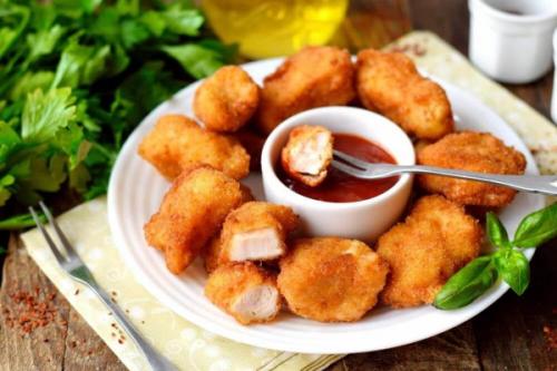 Курица в панировке в духовке. Для ПП