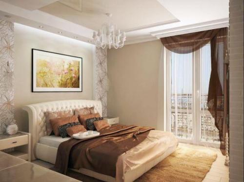 Спальня в бежево-коричневых тонах. Красиво и стильно: оформление спальни в коричнево-бежевых тонах (+91 фото)