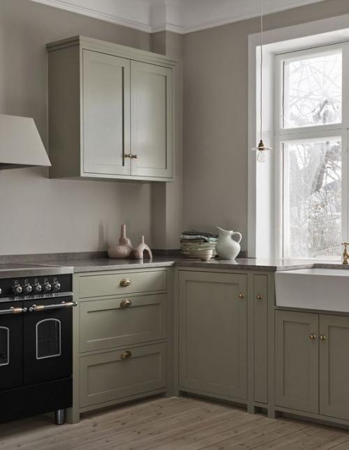 Бежевая кухня с яркими акцентами. Преимущества и недостатки бежевого цвета на кухне