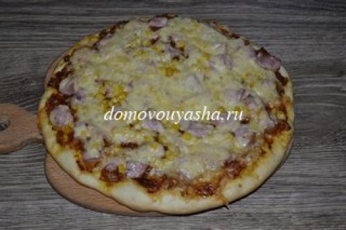 Пицца тонкая хрустящая. Быстрая, тонкая и хрустящая пицца