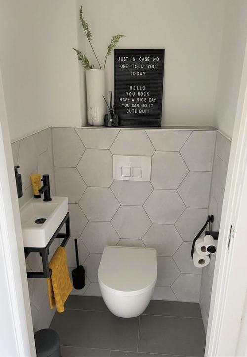 Дизайн туалета в квартире 2021. Выбор материала для отделки стен 14