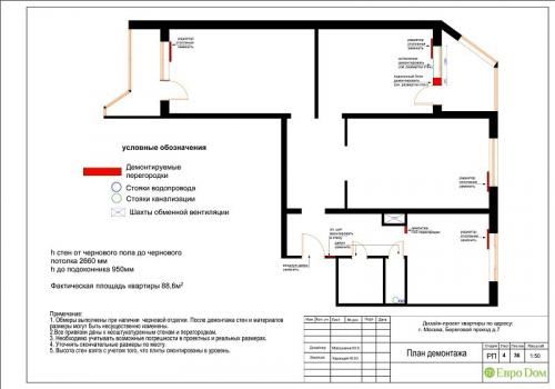 Дизайн 3-комнатной квартиры в панельном доме. Что входит в дизайн-проект интерьера 3-комнатной квартиры?