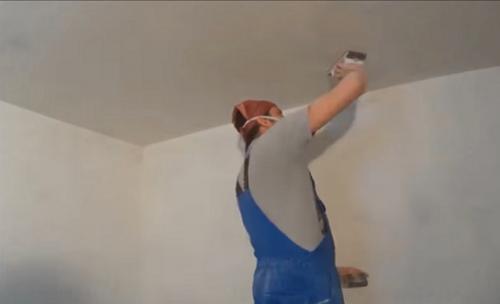 Как шпаклевать двухуровневый потолок из гипсокартона. Как ровно зашпаклевать потолок из гипсокартона