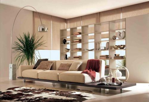 Бежевая мебель в интерьере. Мебель для бежевой гостиной 01