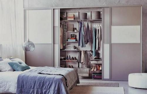 Шкаф-купе в спальню. Шкаф в спальню: фото новинки 2023 дизайна встраиваемого, углового, распашного шкафа, купе, с зеркалом в интерьере спальни в современном стиле