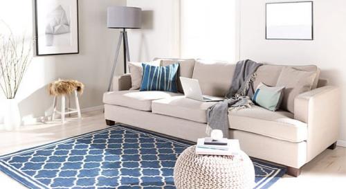 Интерьер в голубых и бежевых тонах. БЕЖЕВО-ГОЛУБАЯ ГОСТИНАЯ: АЗЫ ДИЗАЙНА И ДЕКОРИРОВАНИЯ