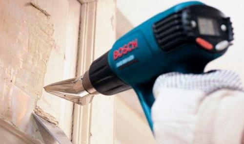 Как удалить старую масляную краску. Термический способ