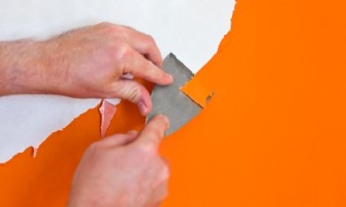 Как снять краску со стен без пыли. Стены