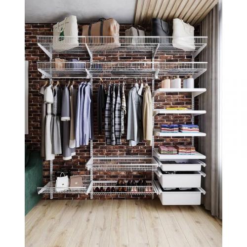 Металлическая гардеробная система или шкаф ДСП. Что нужно знать, если выбираете систему хранения из ДСП: 10