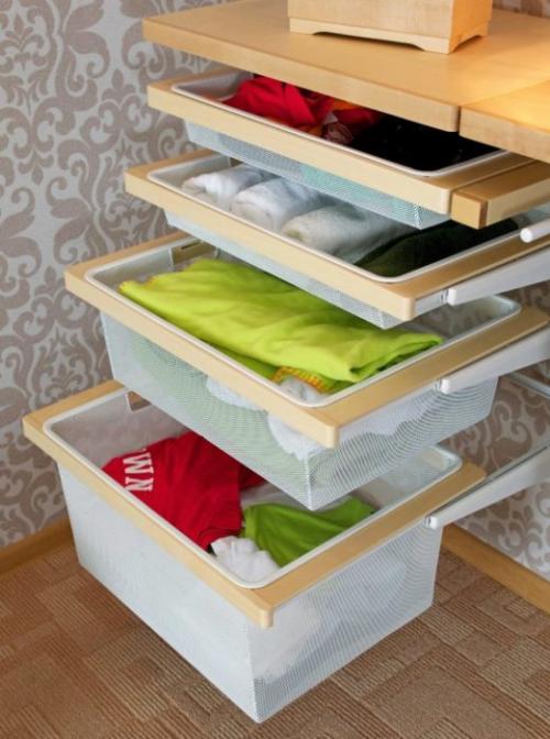 Сетчатые гардеробные системы. Выбираем сетчатую гардеробную систему