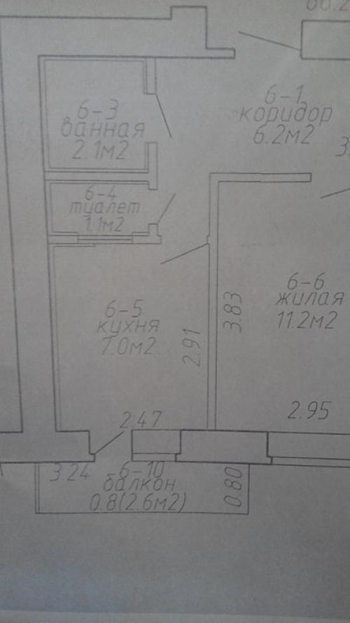 Дизайн кухни однокомнатной квартиры. Зонирование 30