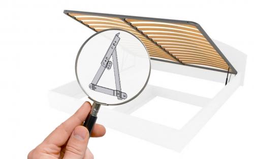 Кровать с подъемным механизмом и ортопедическим основанием. КРОВАТЬ С ПОДЪЕМНЫМ МЕХАНИЗМОМ: ПЛЮСЫ И МИНУСЫ