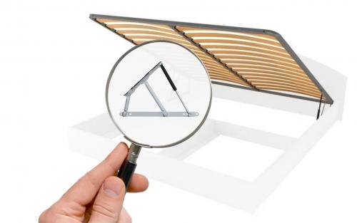 Кровать с подъемным механизмом и ортопедическим основанием. КРОВАТЬ С ПОДЪЕМНЫМ МЕХАНИЗМОМ: ПЛЮСЫ И МИНУСЫ