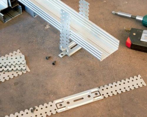 Какой крепеж нужен для крепления гипсокартона. Монтаж на профиль