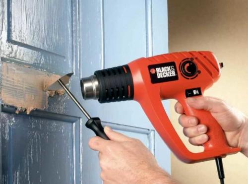 Снять краску со стены феном. 5 советов, как снять старую краску с помощью строительного фена