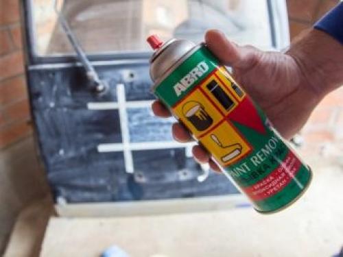 Жидкость для снятия краски со стен. Химические способы