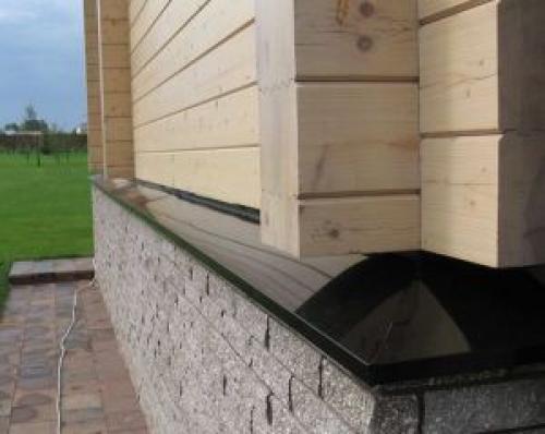 Установка отливов в деревянном доме. Приступить к монтажу