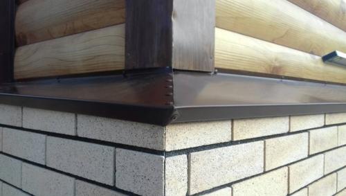 Отлив фундамента дома. Устанавливаем отливы на цоколь самостоятельно