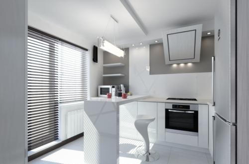 Как оформить в однокомнатной квартире балкон с кухней. 112 самых стильных интерьеров кухни, совмещенной с балконом