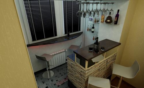 Как оформить в однокомнатной квартире балкон с кухней. 112 самых стильных интерьеров кухни, совмещенной с балконом