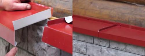 Установка отливов на фасад. Делаем отлив на фундамент