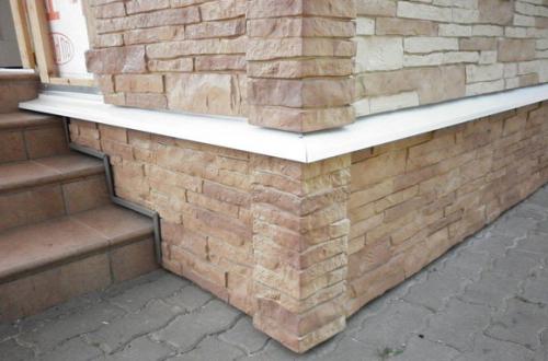 Установка отливов на фасад. Делаем отлив на фундамент