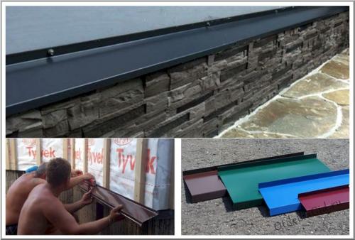 Отделка цоколя фундамента своими руками. Монтаж панелей