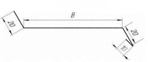 Отлив фундамента дома. Материал для отлива