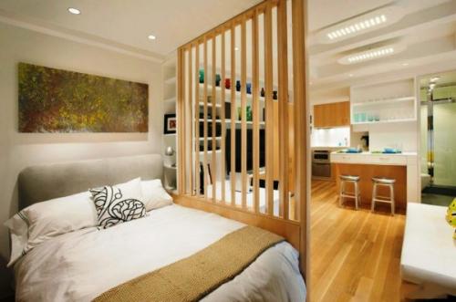 Маленькая кухня в квартире-студии. Кухня в маленькой квартире-студии: фото дизайна