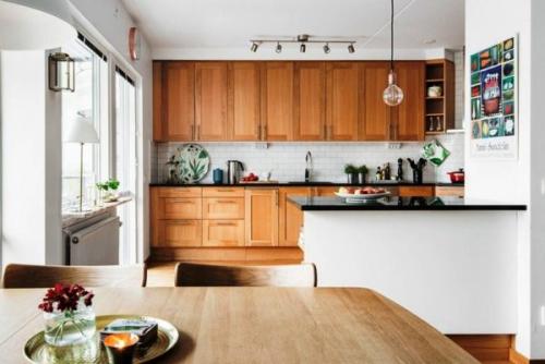 Маленькая кухня в квартире-студии. Кухня в маленькой квартире-студии: фото дизайна