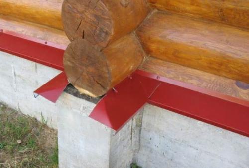 Отливы для цоколя деревянного дома. Как установить отливы на фундамент деревянного дома