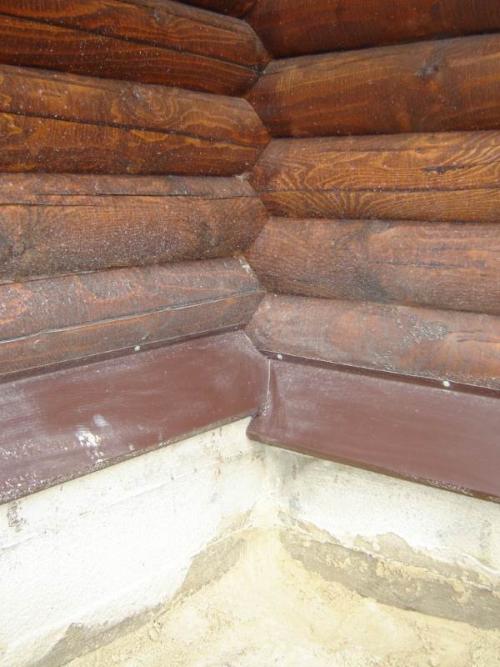 Установка отливов в деревянном доме. Как установить отливы на фундамент деревянного дома