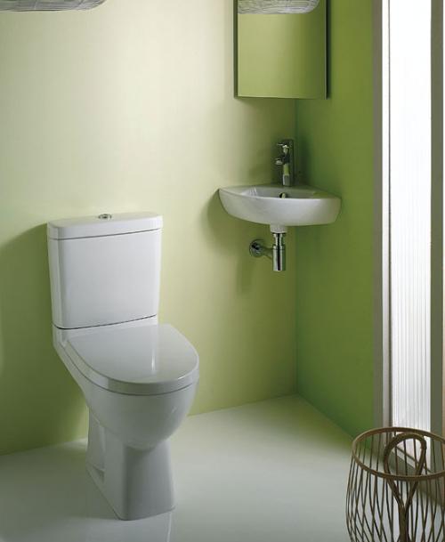 Маленький туалет с раковиной. Рациональность использования маленькой раковины в туалете, варианты моделей