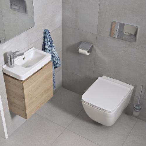 Маленький туалет с раковиной. Рациональность использования маленькой раковины в туалете, варианты моделей