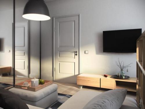 Идеи для дизайна однокомнатной квартиры.  Дизайн в однокомнатной квартире 07