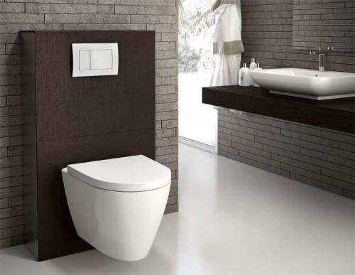 Как оформить ванну с туалетом с инсталляцией. Инсталляции в интерьере ванных комнат