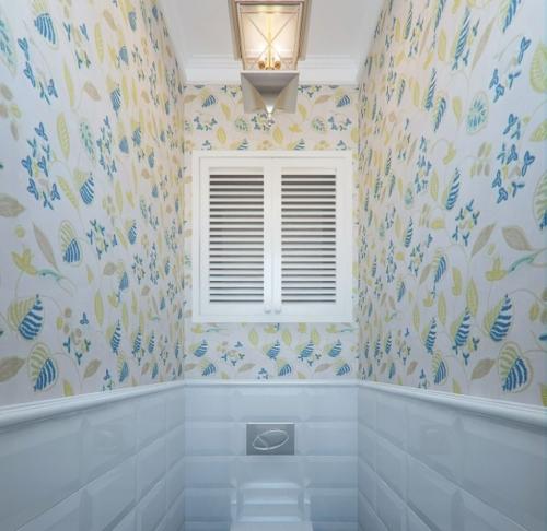 Отделка стен туалета обоями. 10 лучших видов обоев для отделки туалета