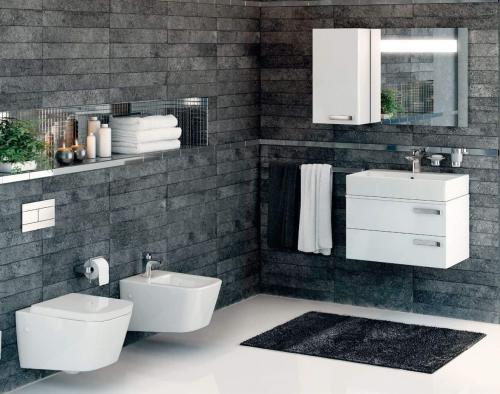 Как оформить ванну с туалетом с инсталляцией. Инсталляции в интерьере ванных комнат