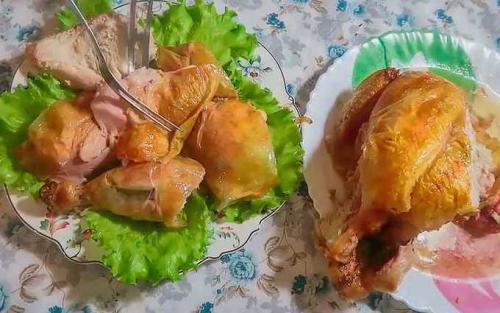 Курица на соли с чесноком. Курица на соли в духовке — 5 рецептов с пошаговыми фото