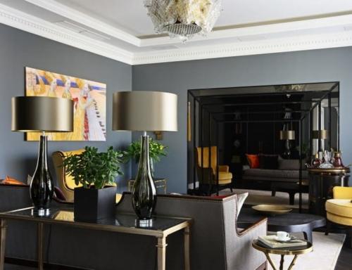 Какие цвета лучше всего сочетаются с желтыми и серыми цветами в гостиной. СЕРО-ЖЕЛТАЯ ГОСТИНАЯ: АЗЫ ПРОЕКТИРОВАНИЯ