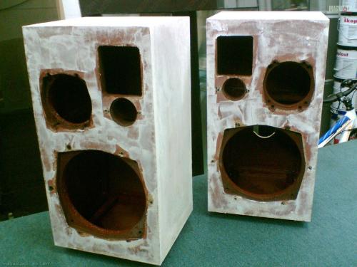 Чем шпаклевать колонки. Дороботка корпусов акустики советского времени самому в домашних условиях!!!