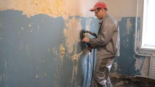 Как снять краску со стен болгаркой. Как с помощью болгарки быстро удалить старую краску со стен и потолка